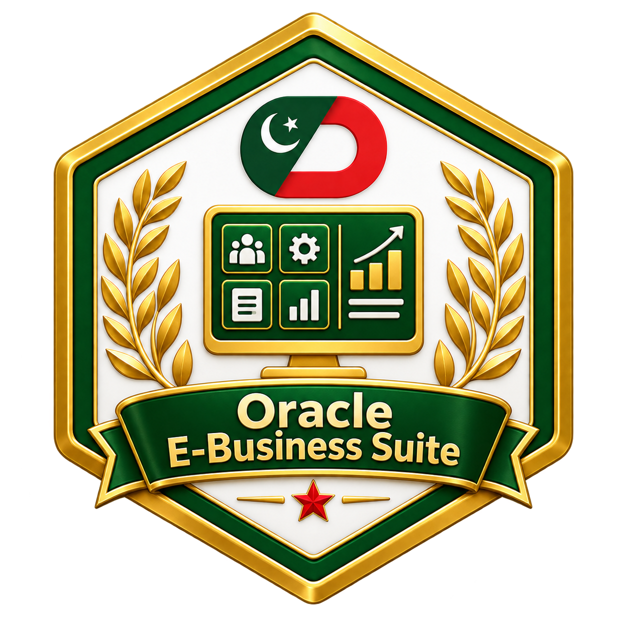 Oracle E-Business Suite expertise badge